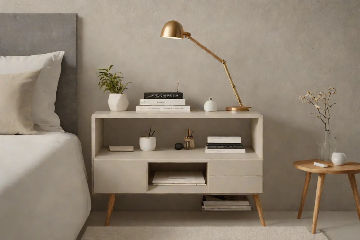 Utilize Negative Space to Suppress Visual Noise - Styling a Nightstand
