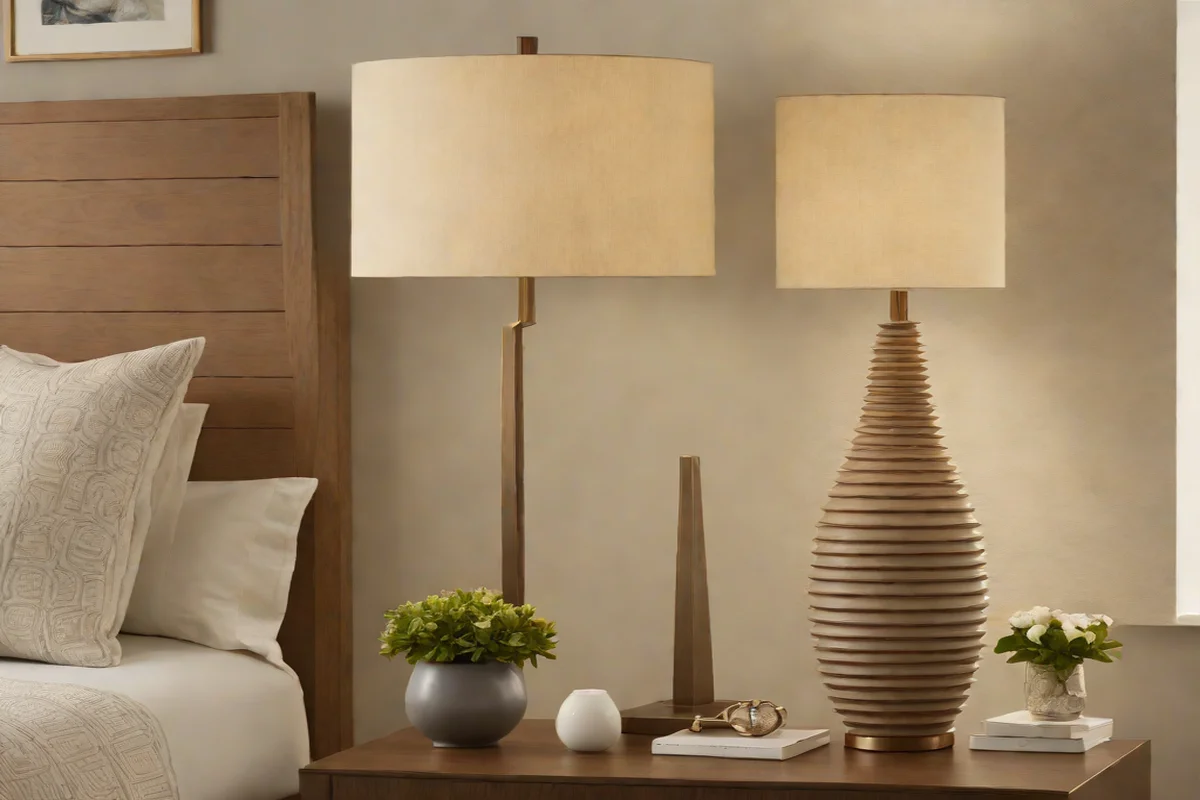 Establish Your Vertical Anchor with Task Lighting - Styling a Nightstand