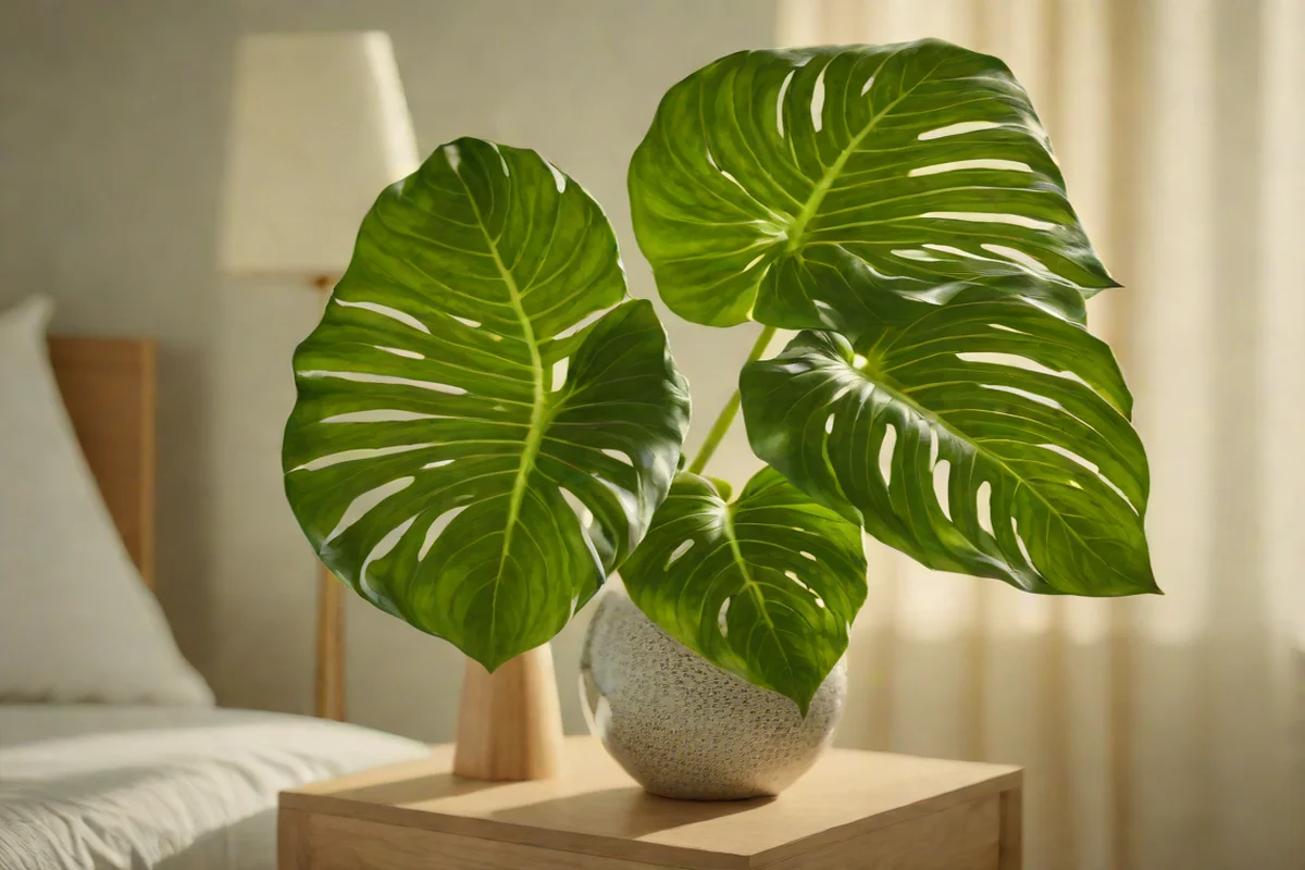 Integrate a Biophilic Connection via Fresh Greenery - Styling a Nightstand