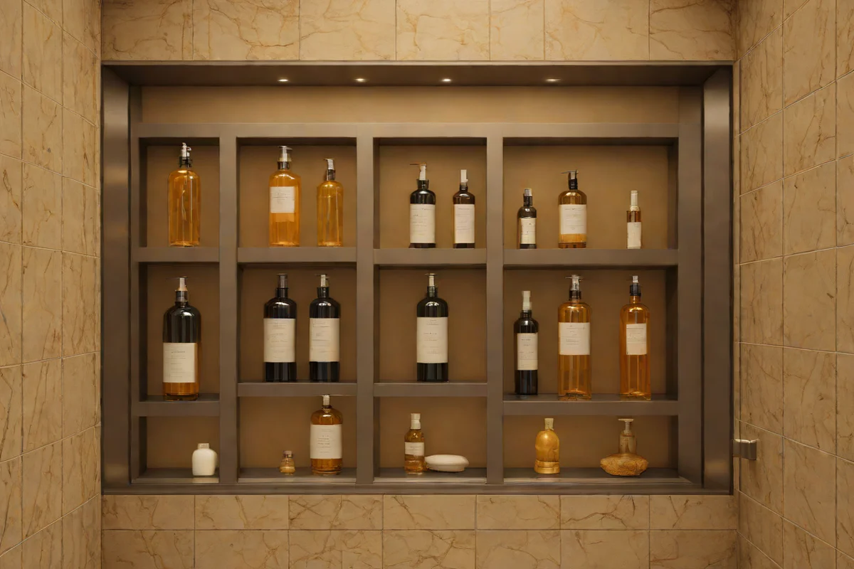 Framed Border Niche Layout - Subway Tile Patterns