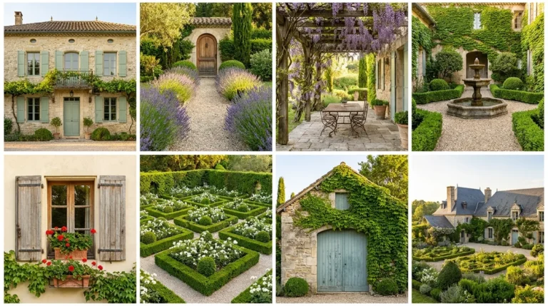 French Country Exterior and Garden Designs