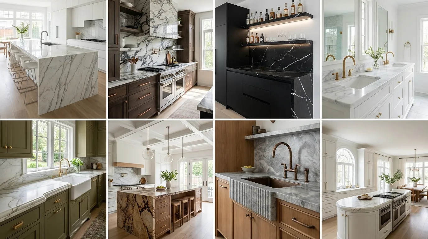 Marble Countertop Inspiration Ideas