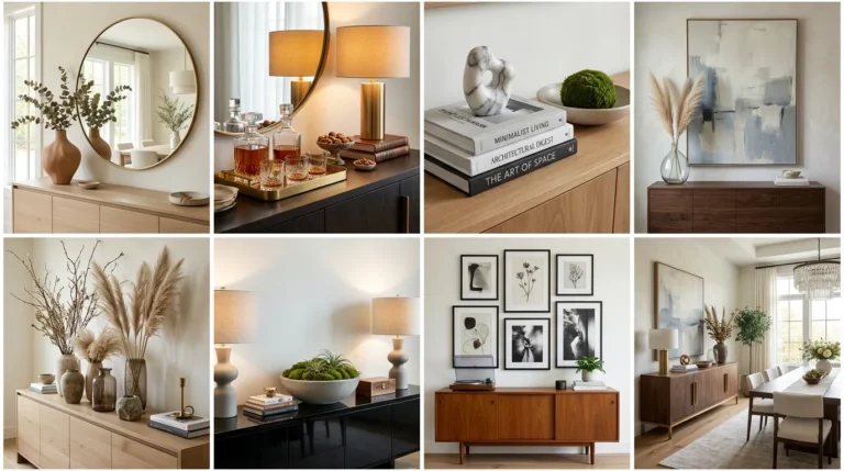 Style a Dining Room Credenza