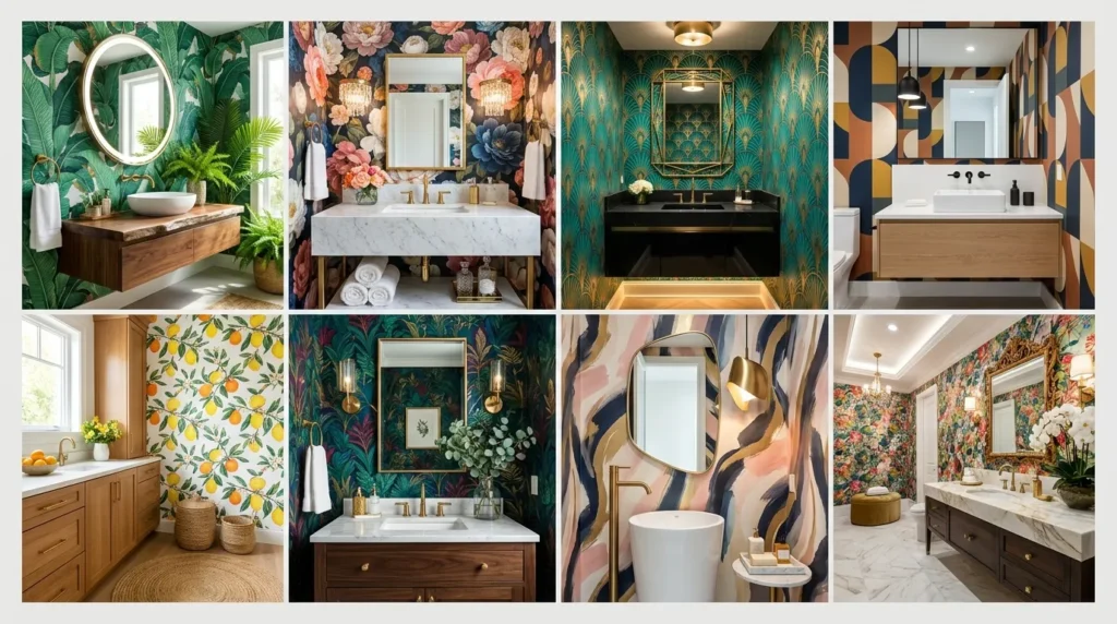 Wallpaper Ideas for Powder Rooms