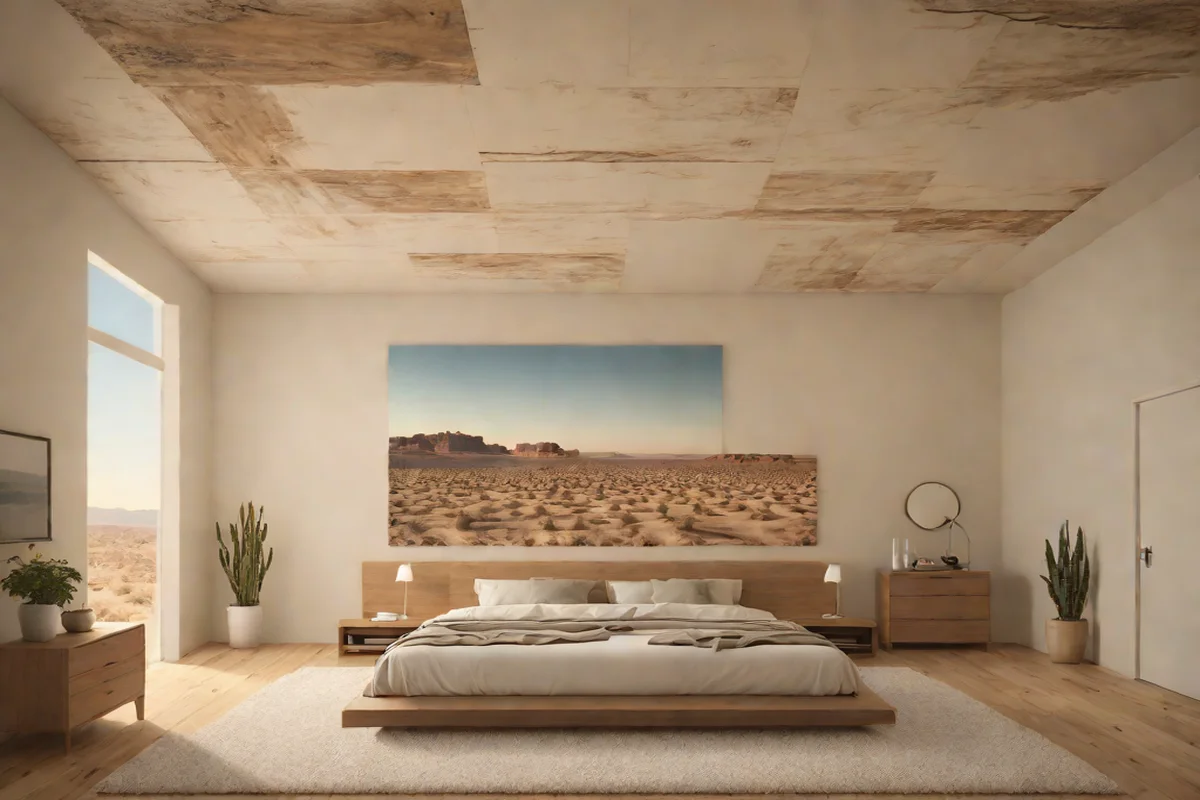 Low-Slung Horizontal Panorama Landscapes Low-Slung Horizontal Panorama Landscapes - Artwork Placement Ideas Above the Bed