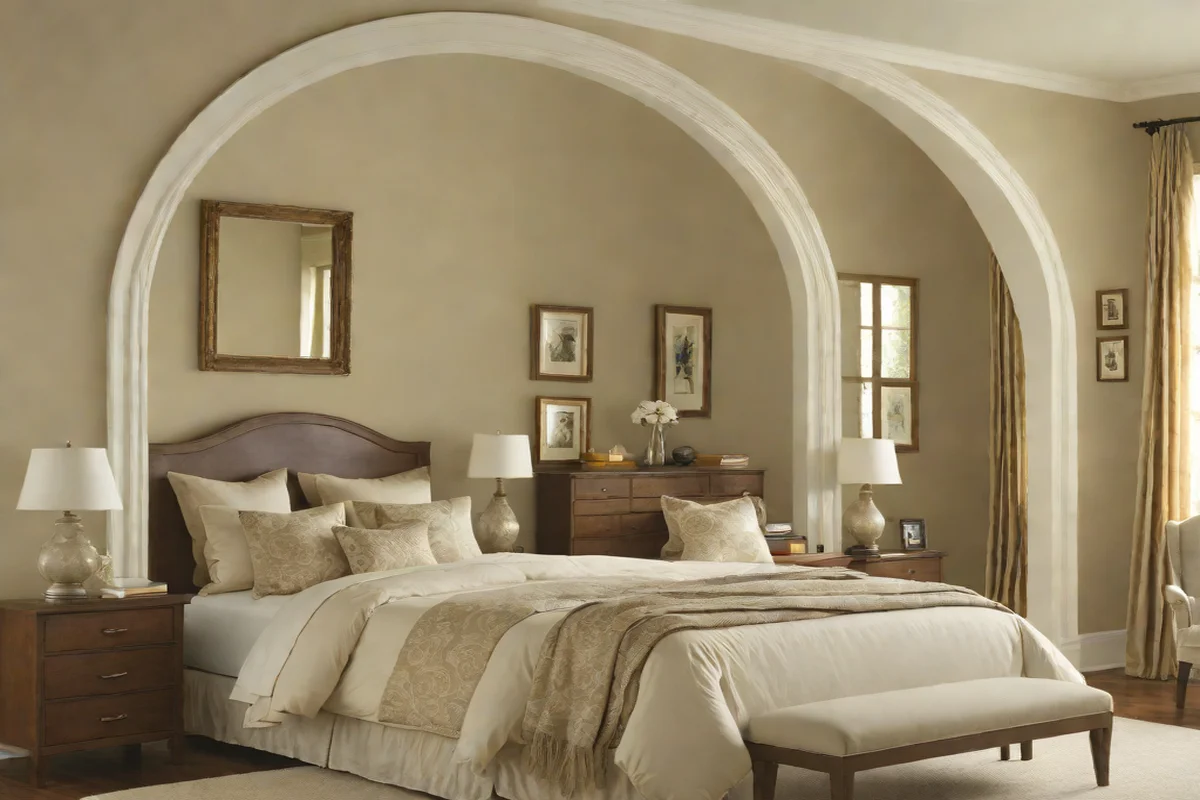 The Mirror Multiplier Reflection Arch The Mirror Multiplier Reflection Arch - Artwork Placement Ideas Above the Bed
