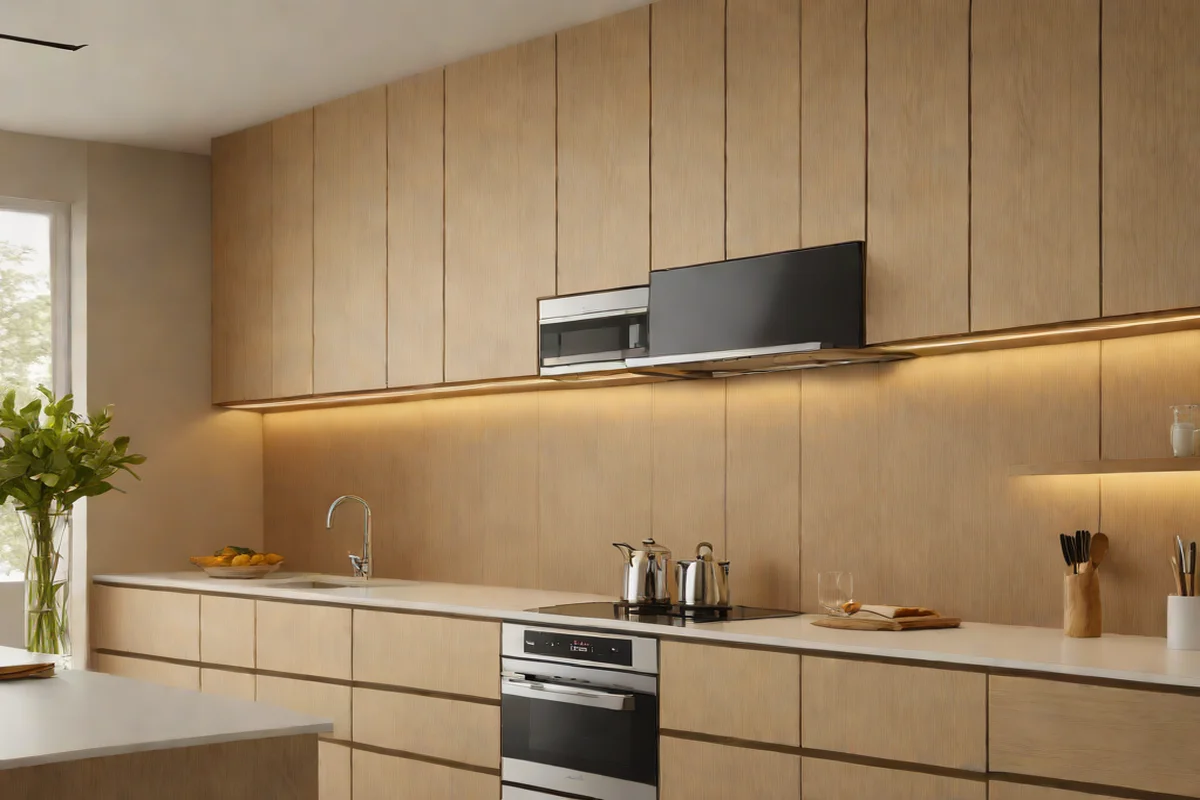 Softening Horizons with Vertical Wood Slat Backsplashes - Backsplash Ideas for White Kitchens