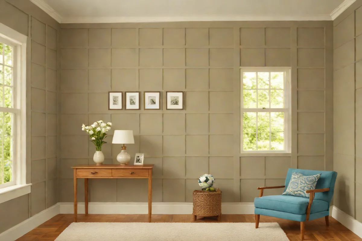 Inexpensive Board-and-Batten Accent Grids - Bathroom Decor Ideas on a Tiny Budget