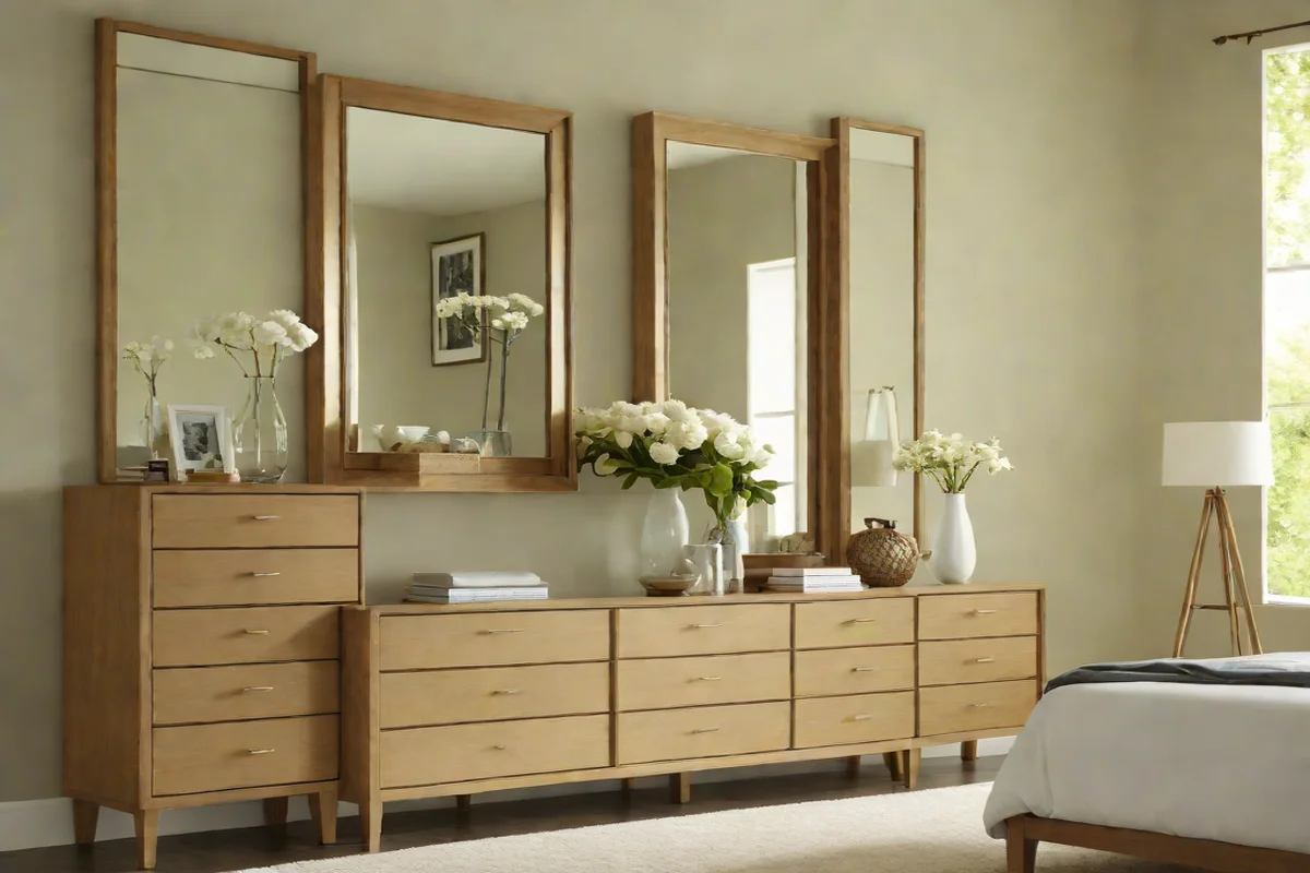 Low-Slung Horizontal Plinth Mirror Insets Low-Slung Horizontal Plinth Mirror Insets - Bedroom Mirror Placement Tips