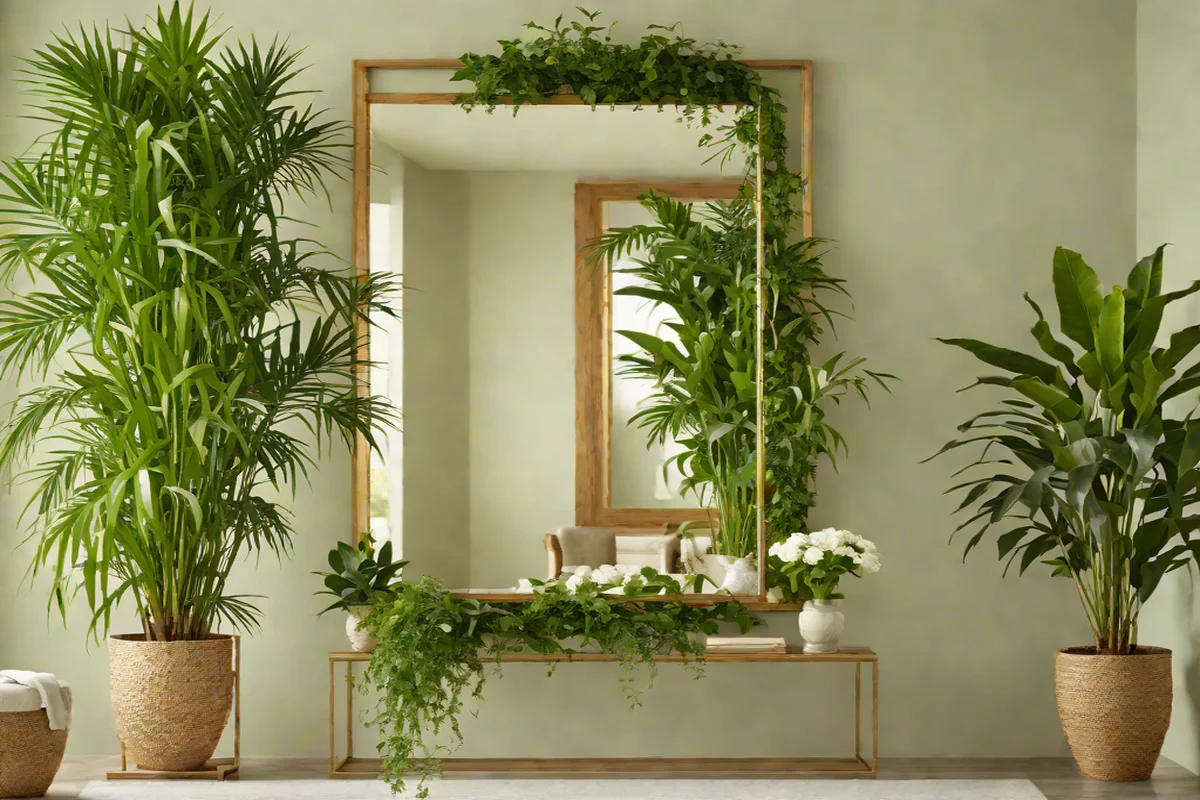 The Fragrant Scent-Scaping Botanical Frame Flank The Fragrant Scent-Scaping Botanical Frame Flank - Bedroom Mirror Placement Tips