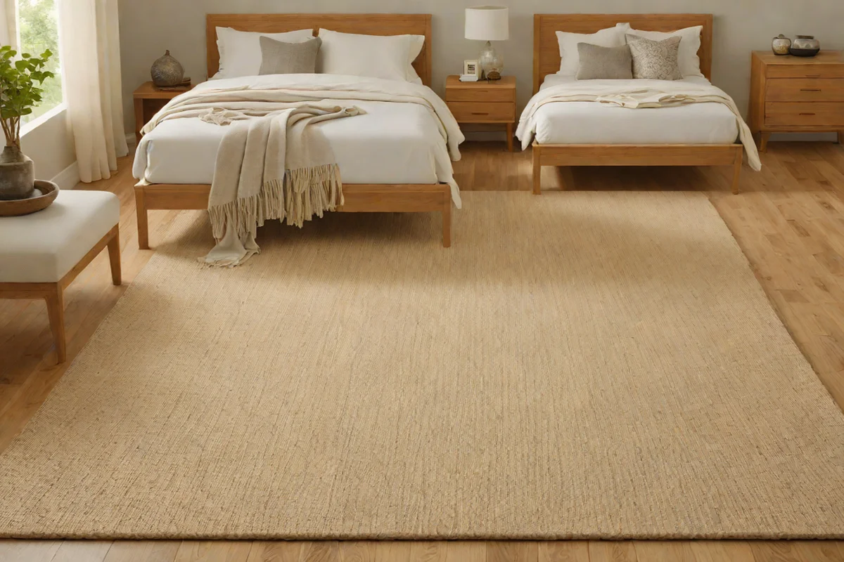 Low-Profile Flat-Woven Natural Jute Rugs Low-Profile Flat-Woven Natural Jute Rugs - Best Bedroom Rugs