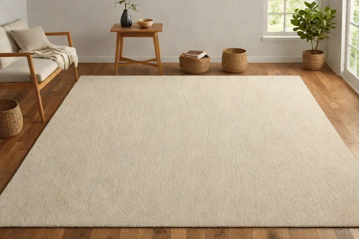 Citizenry Hand-Woven Sheep’s Wool Flat-Weave - Best Dining Room Rugs
