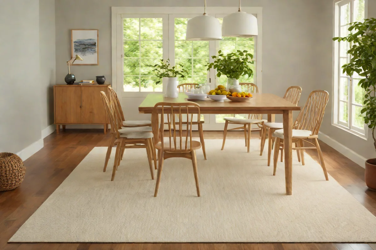 Hook & Loom Flat-Weave Eco-Cotton Rug - Best Dining Room Rugs