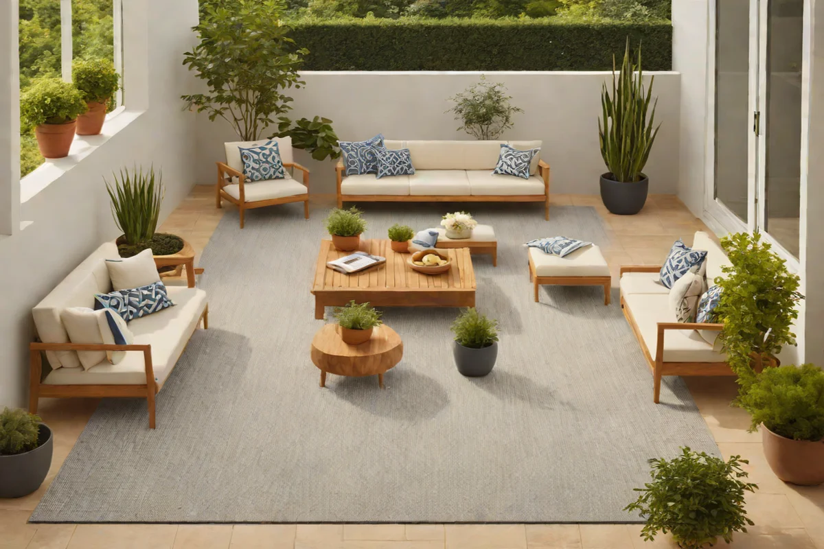Target Threshold Indoor/Outdoor Boundless Solid Rug - Best Outdoor Rugs