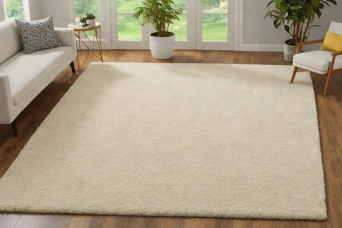 Unique Loom Solo Solid Silky Low-Pile Rug - Best Outdoor Rugs