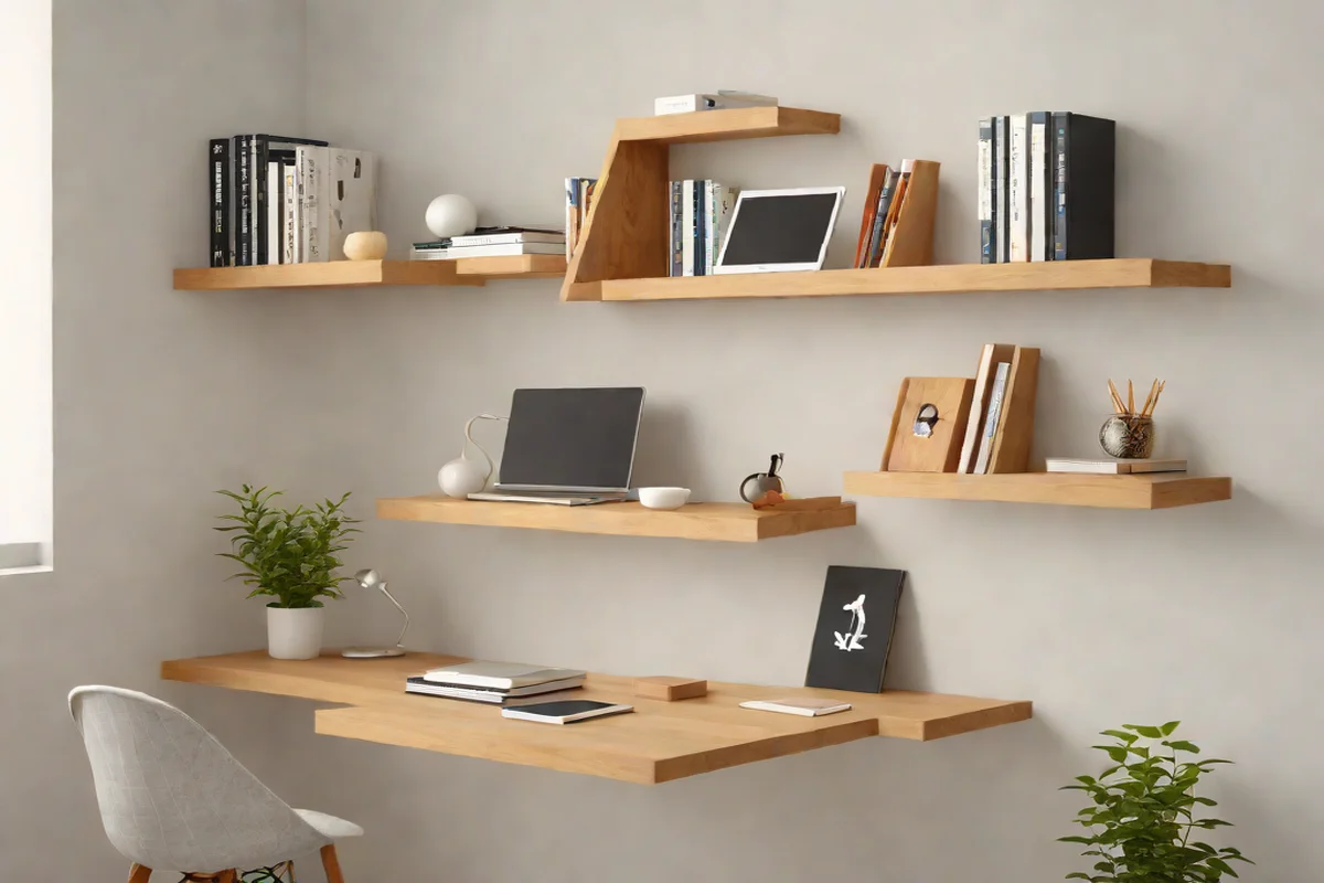 Command-Stript Floating Ledges for Vertical Real Estate - Dorm Room Decorating Ideas