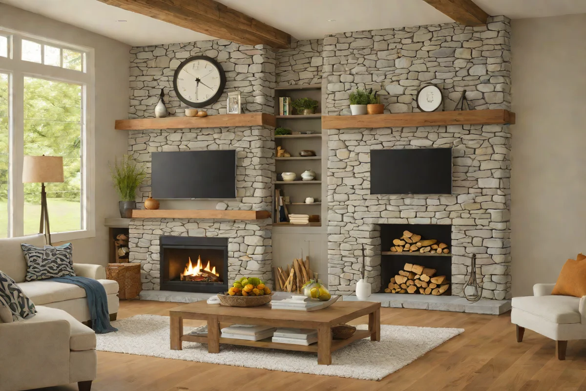The Low-Slung Stone Plinth Hearth Ledge The Low-Slung Stone Plinth Hearth Ledge - Farmhouse Kitchen Decor Ideas