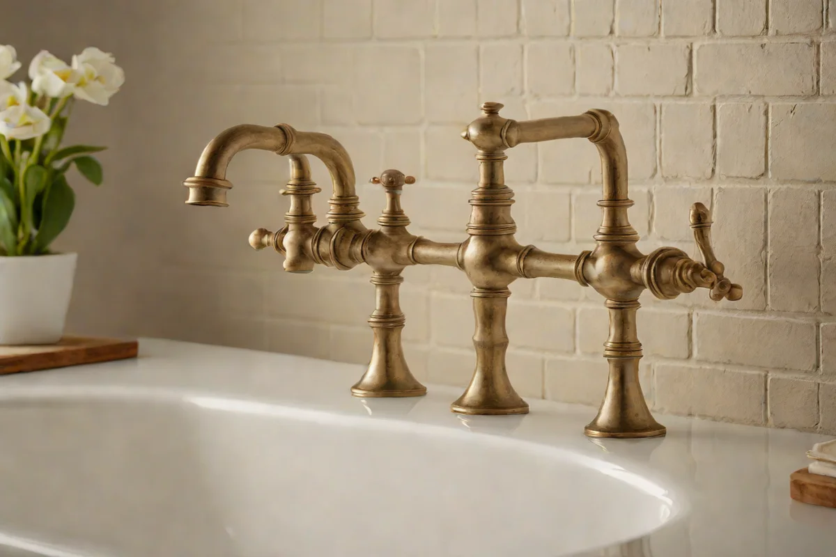 Antique Brass Patina Faucet Highlights Antique Brass Patina Faucet Highlights - Farmhouse Kitchen Decor Ideas