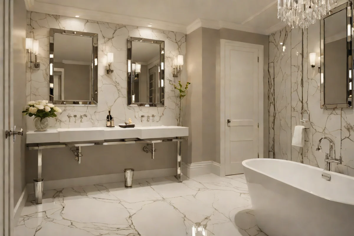 High-Gloss Polished Nickel Luxury Floor Fillers High-Gloss Polished Nickel Luxury Floor Fillers - Freestanding Tub Ideas