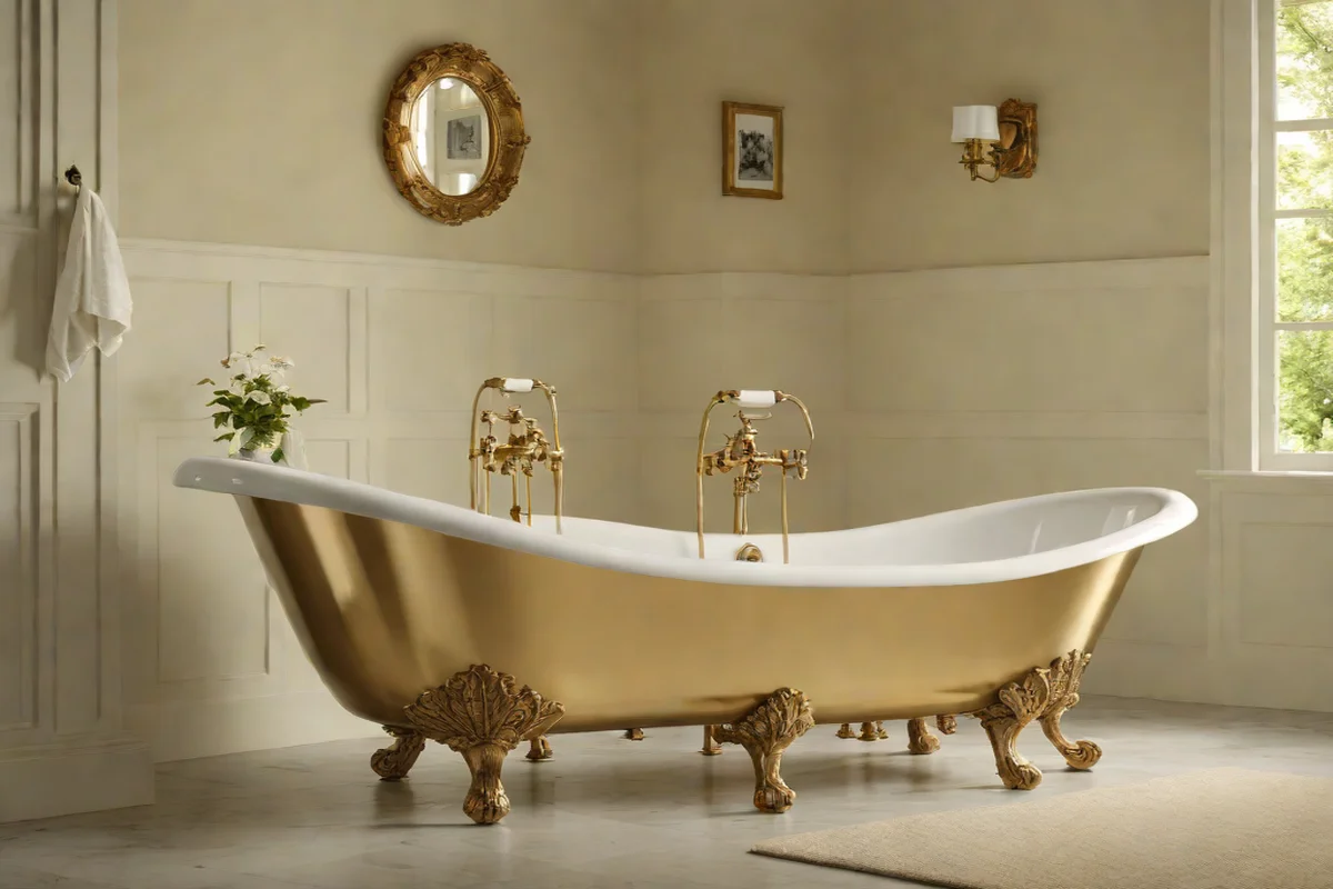Unlacquered Antique Brass Clawfoot Classics Unlacquered Antique Brass Clawfoot Classics - Freestanding Tub Ideas