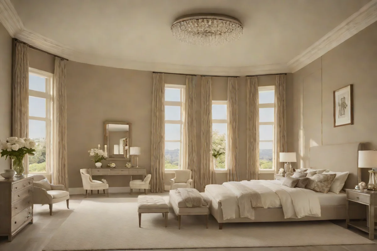 Monochromatic Tonal Color Drenching - Guest Bedroom Refresh Ideas
