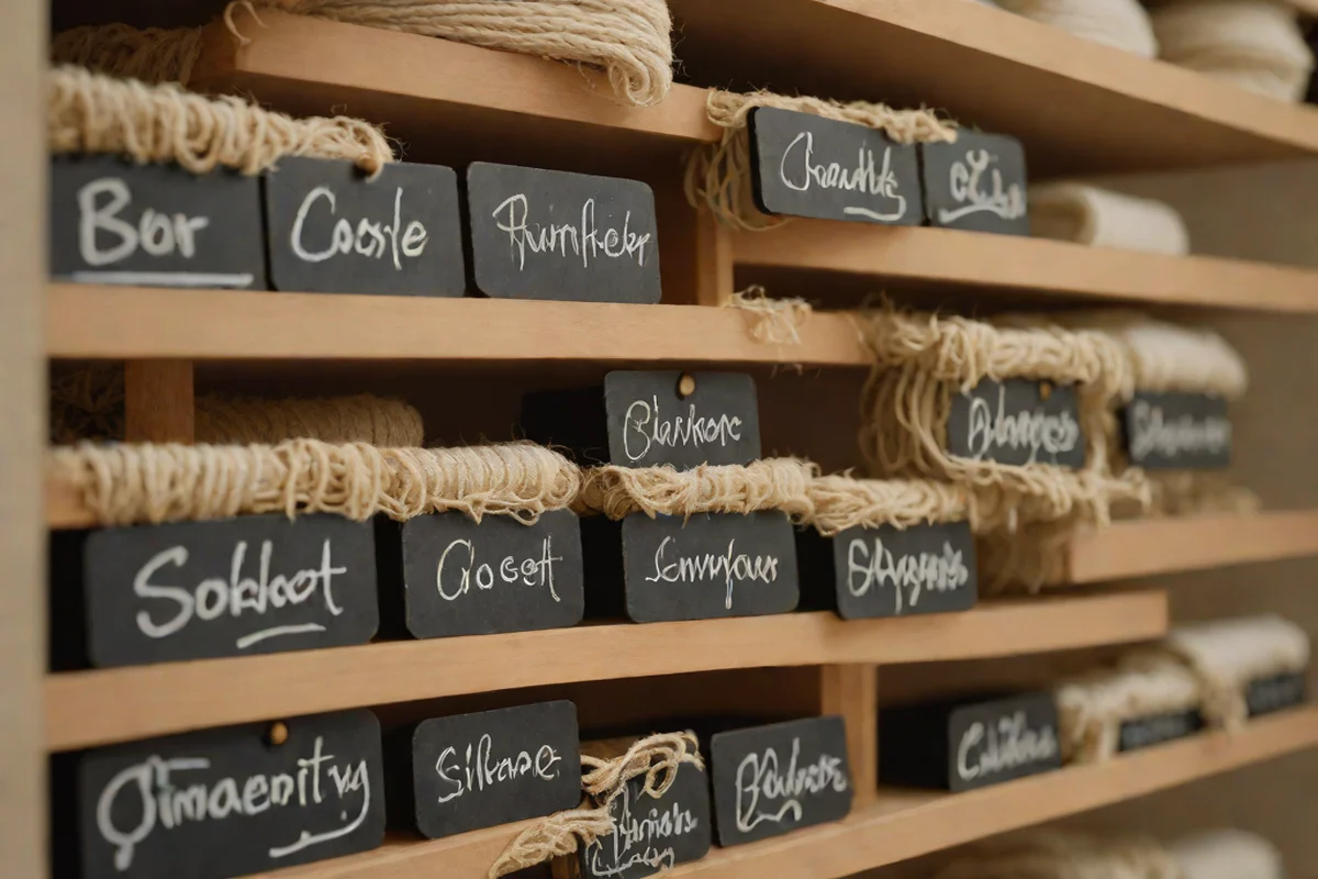 Chalkboard Paint Closet Storage Labels - Guest Bedroom Refresh Ideas