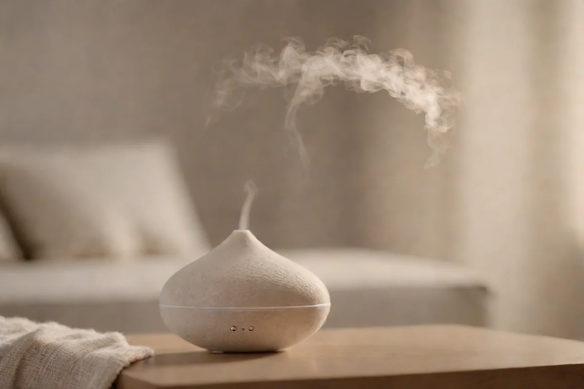 Scent-Scaping with an Essential Oil Diffuser - Guest Bedroom Refresh Ideas