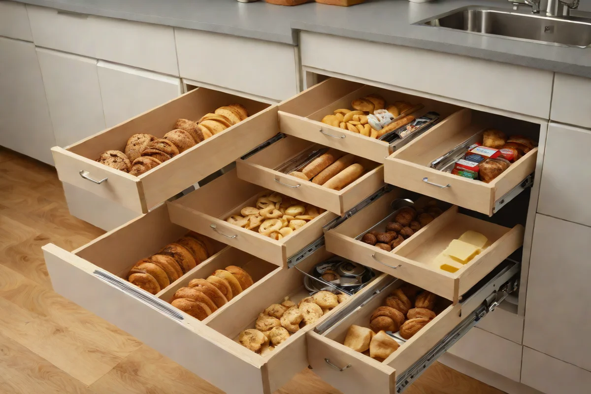 Double-Decker Sliding Track Insert Hacking - Kitchen Drawer Organization Hacks