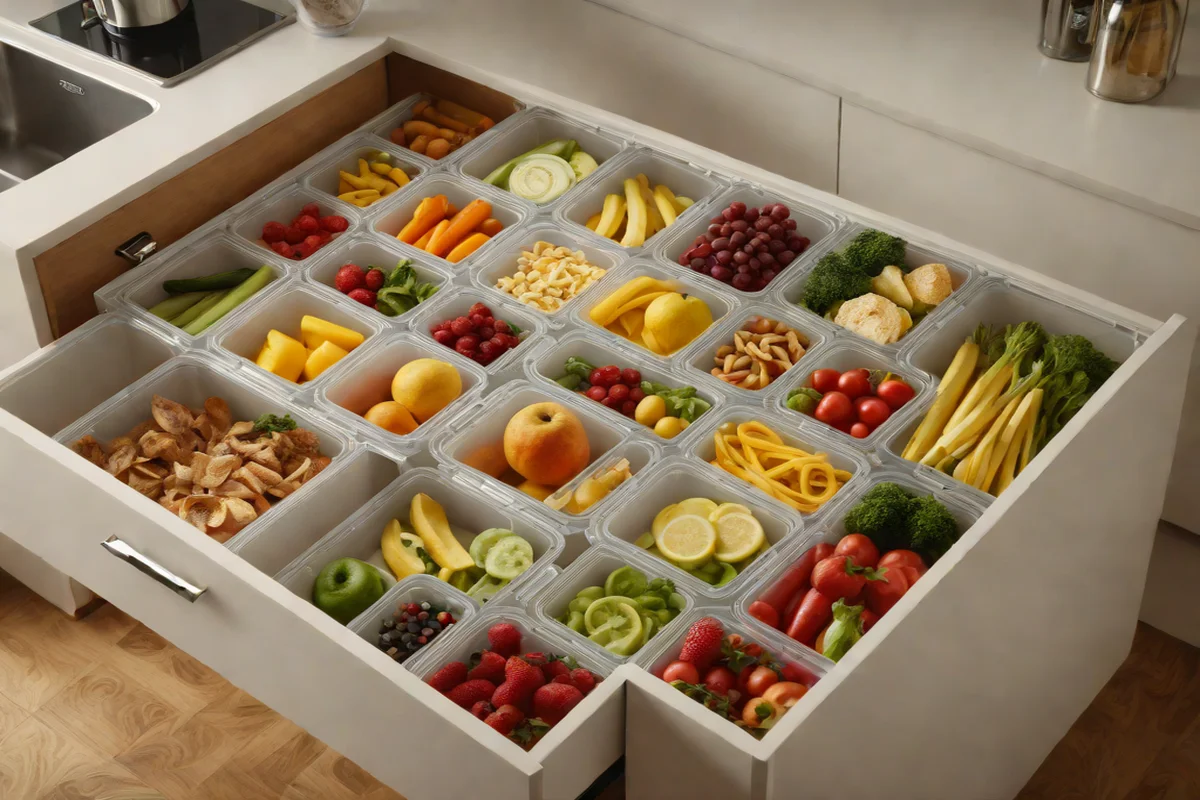 Custom Tupperware Lid Slits - Kitchen Drawer Organization Hacks