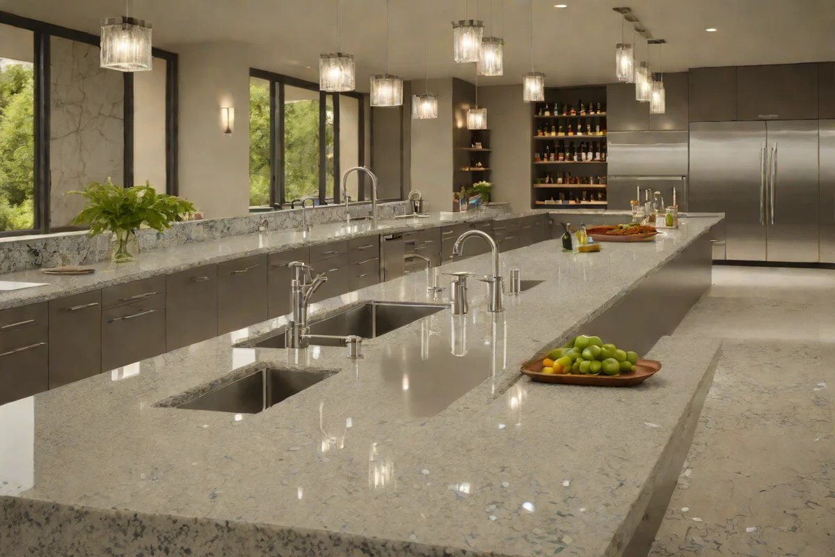 Seamless Integrated Prep Sinks and Culinary Troughs - Kitchen Island Design Ideas
