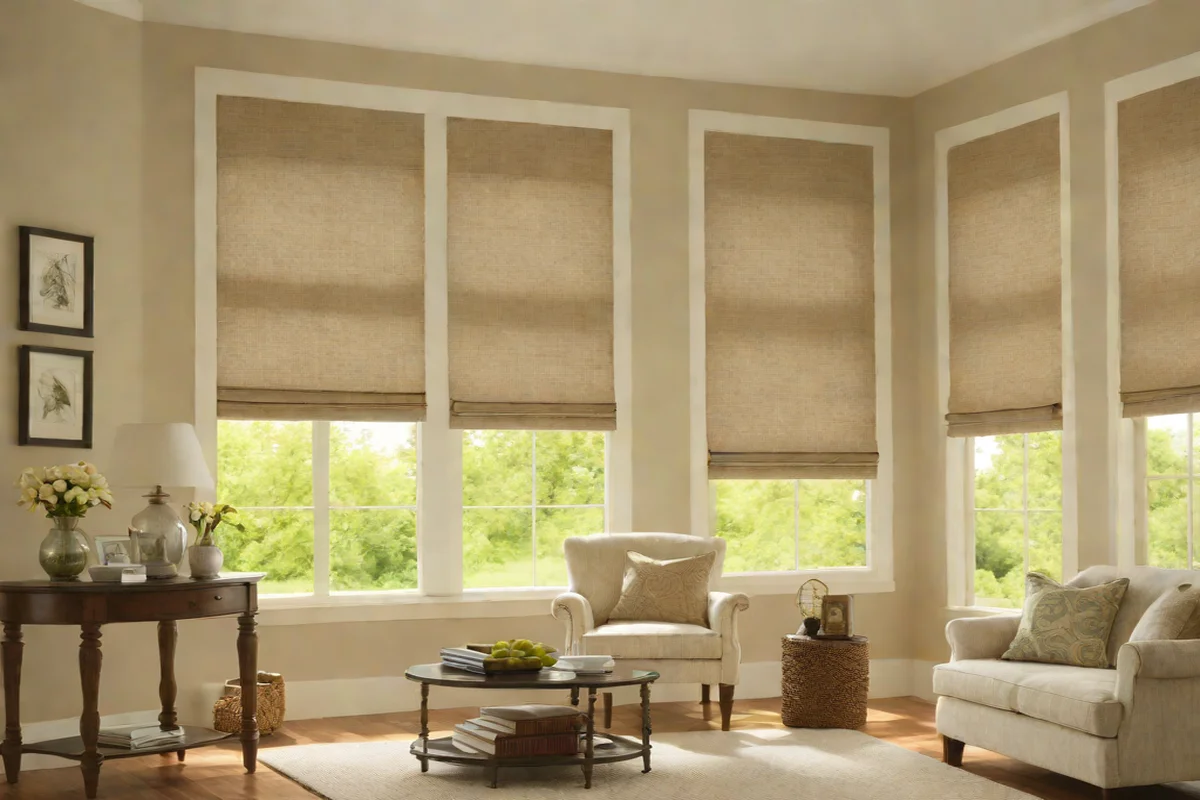 Textured Linen Roman Window Shades Textured Linen Roman Window Shades - Little Boy Bedroom Ideas