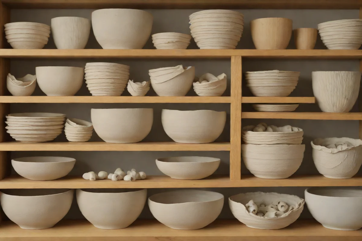 Hand-Thrown Wabi-Sabi Stoneware Toy Catch-Alls Geometric Pegboard Gear Stations - Little Boy Bedroom Ideas