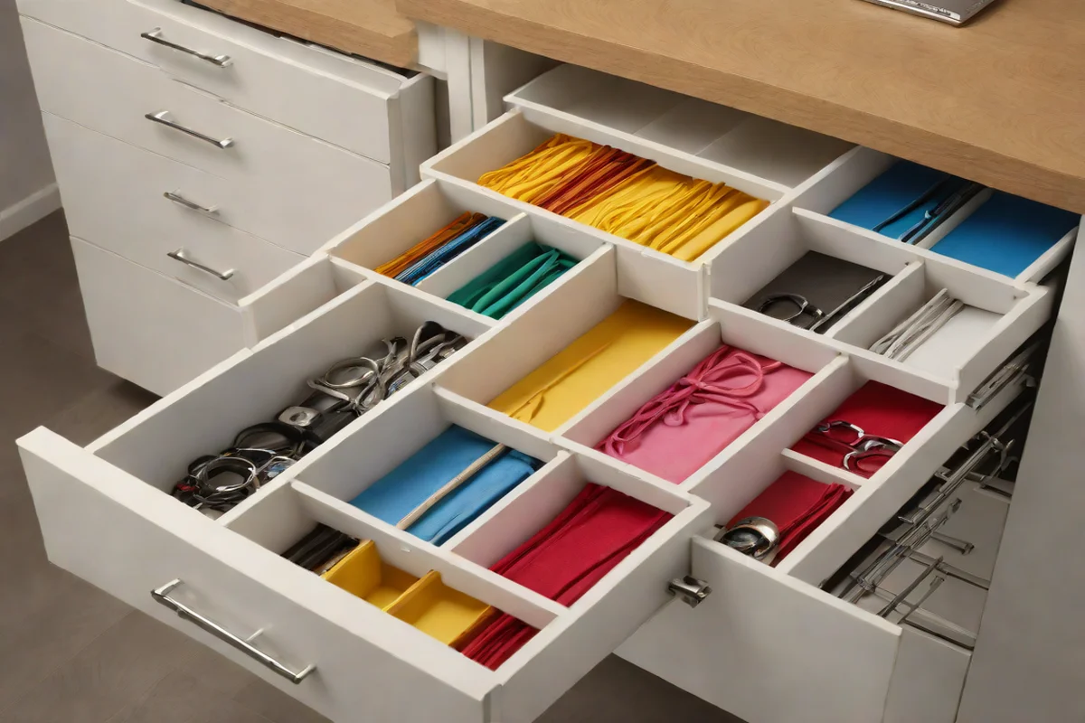 Slide-Out Multi-Tiered Bow Filing Slots Slide-Out Multi-Tiered Bow Filing Slots - Little Girl Bedroom Decorating Ideas