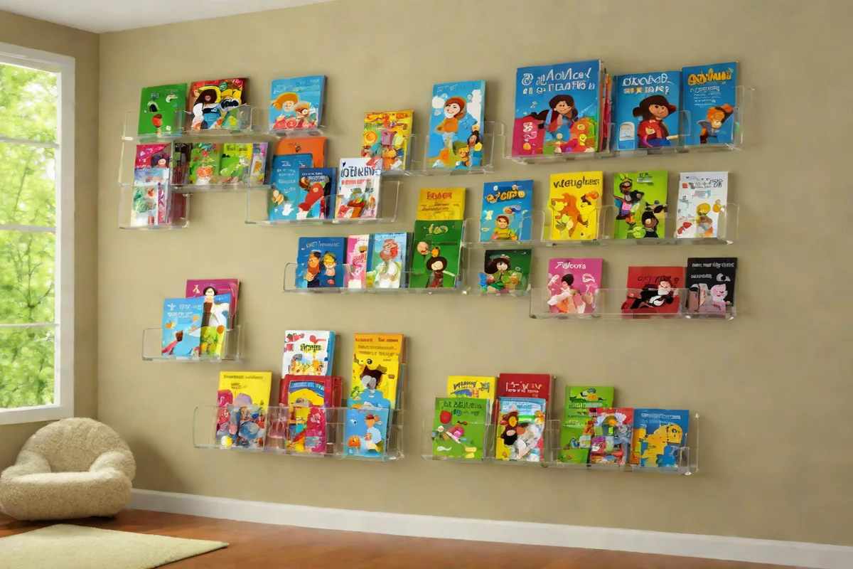Floating Acrylic Book Mounts Floating Acrylic Book Mounts - Little Girl Bedroom Decorating Ideas