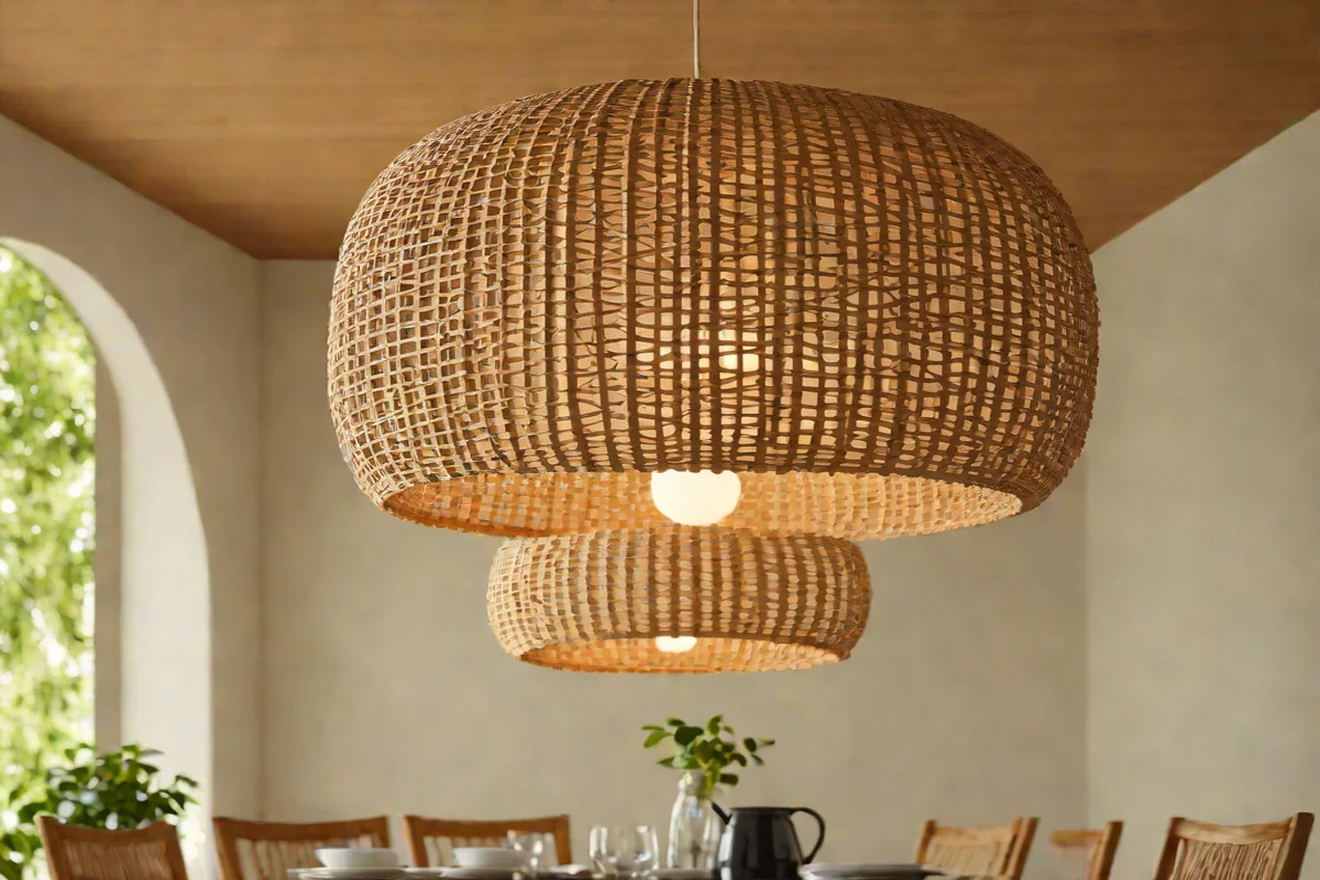 Hand-Woven Rattan Ceiling Pendants Hand-Woven Rattan Ceiling Pendants - Little Girl Bedroom Decorating Ideas