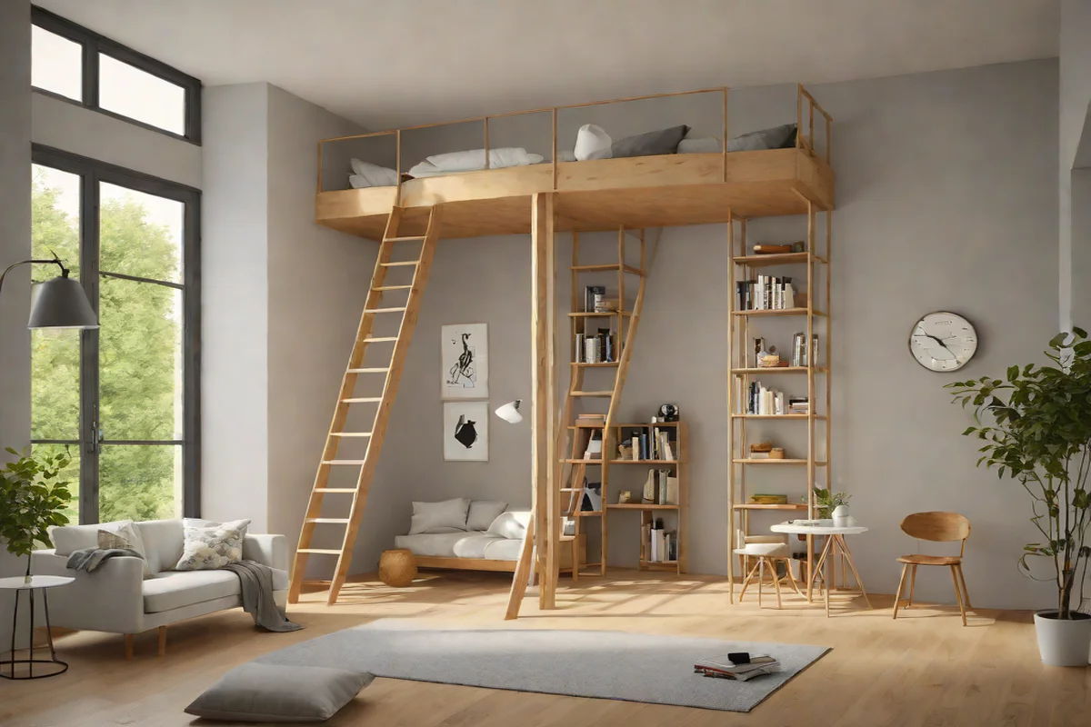 The Compact Play-Loft Microcement Deck The Compact Play-Loft Microcement Deck - Little Girl Bedroom Decorating Ideas