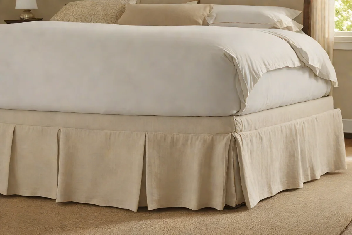 Tailored Linen Bed Skirts Tailored Linen Bed Skirts - Little Girl Bedroom Decorating Ideas