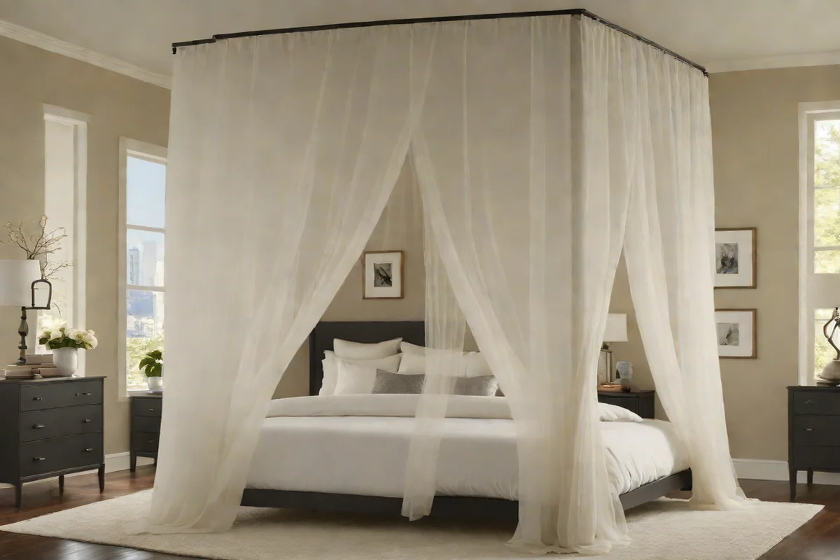 Over-the-Bed Drop-Down Tulle Canopies Over-the-Bed Drop-Down Tulle Canopies - Little Girl Bedroom Decorating Ideas