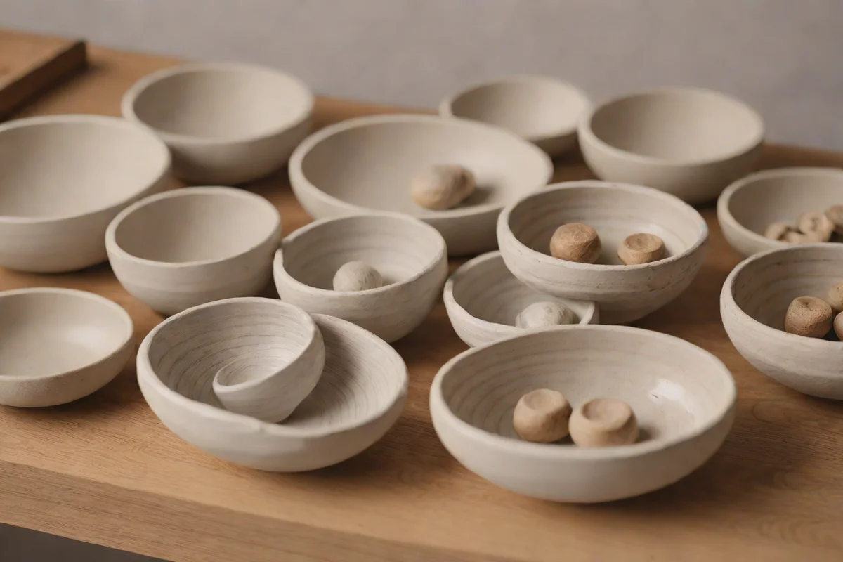 Hand-Thrown Wabi-Sabi Ceramic Toy Catch-Alls Hand-Thrown Wabi-Sabi Ceramic Toy Catch-Alls - Little Girl Bedroom Decorating Ideas