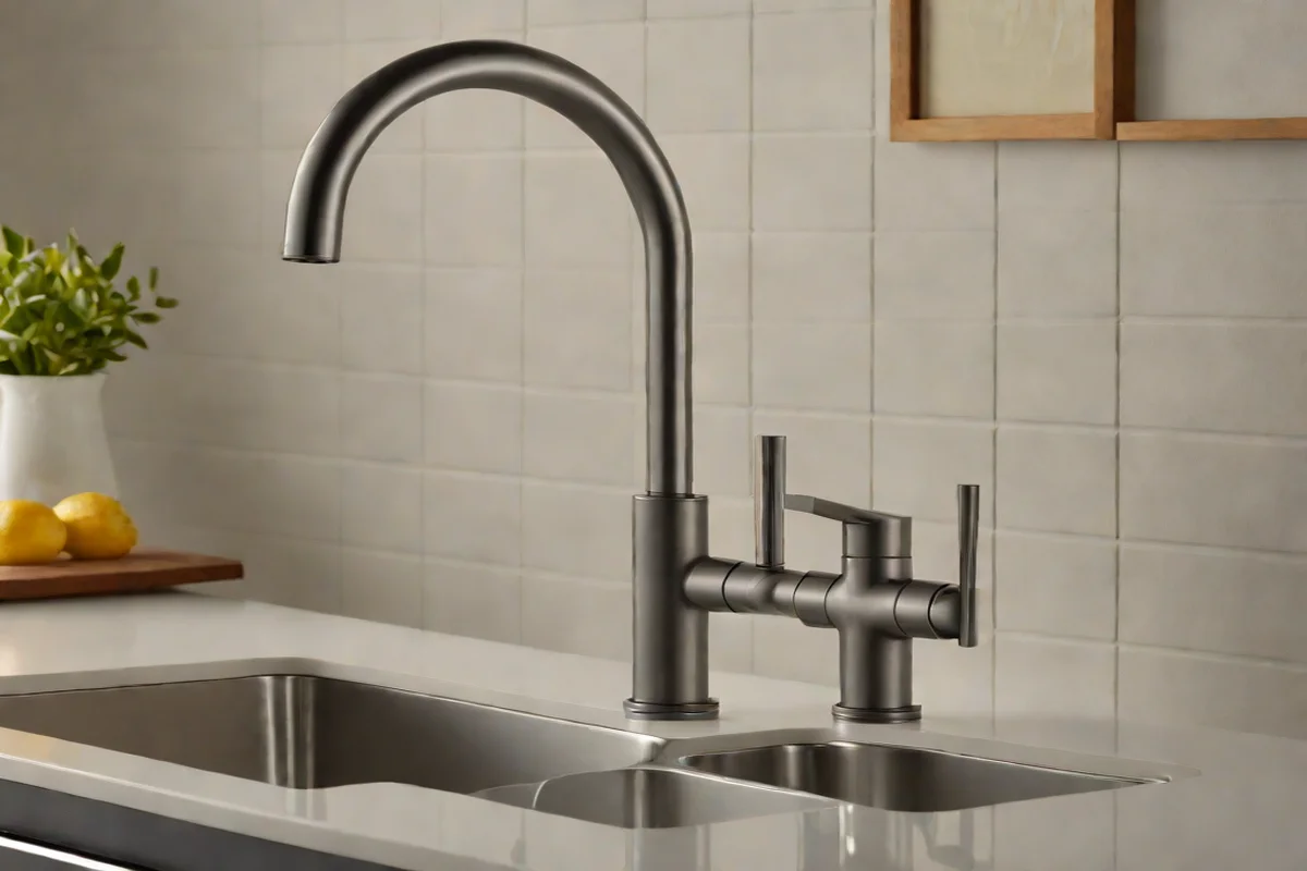 Low-Profile Urban Gunmetal Knurled Faucets Low-Profile Urban Gunmetal Knurled Faucets - Luxury Kitchen Faucet & Sink Styles