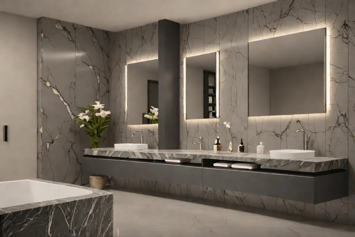 Pietra Grey Tailored Minimalist Runouts - Marble Countertop Inspiration