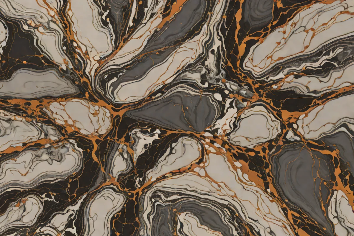 Arabescato Orobico Fluid Graphic Movement - Marble Countertop Inspiration