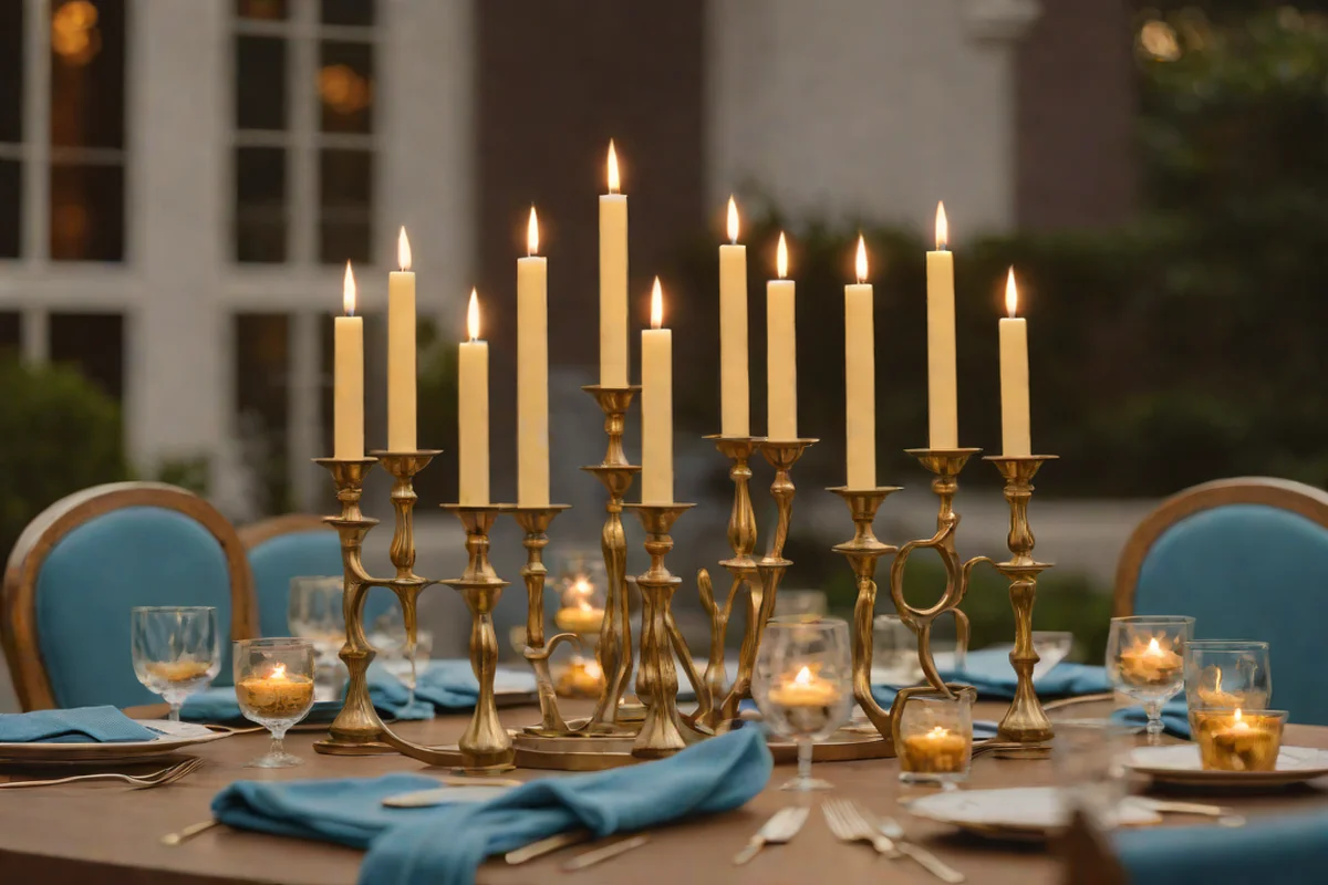 Low-Profile Candlestick Cluster Matrices Low-Profile Candlestick Cluster Matrices - Outdoor Dining Area Ideas