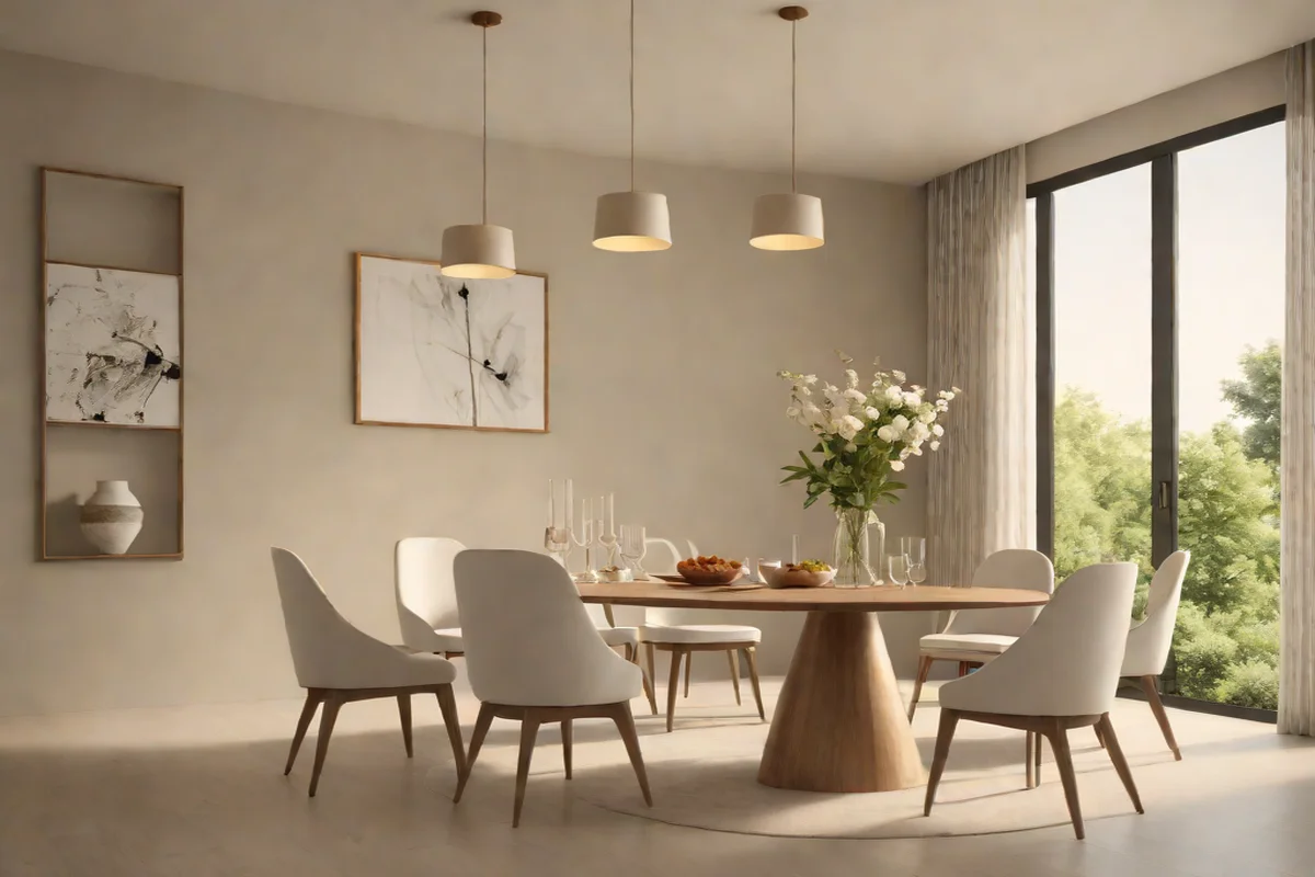 The Asymmetric Slanted-Cone Pillar Base - Round Wood Dining Table Ideas