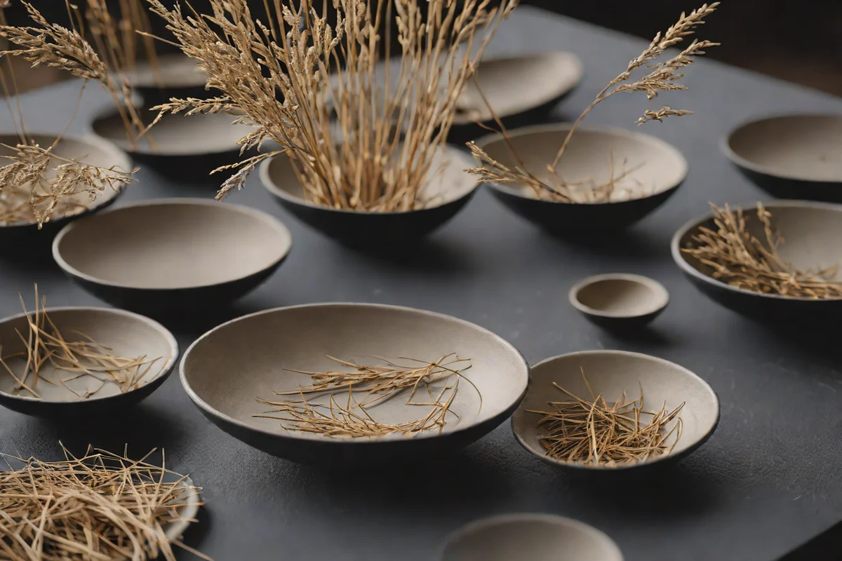 Hand-Thrown Wabi-Sabi Table Ceramics - Small Backyard Layout Ideas