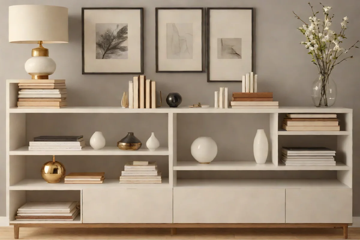 The Graphic Soul of Stacked Design Books - Style a Dining Room Credenza