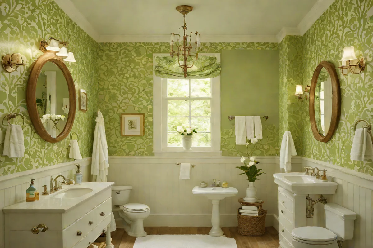 The Sunday Evening Pristine Canvas Cleanse - Wallpaper Ideas for Powder Rooms