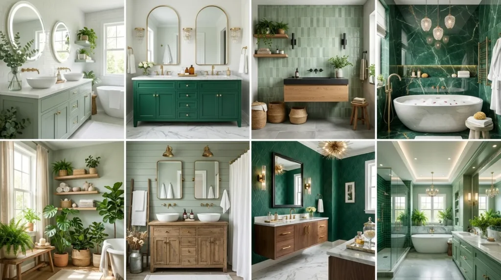 Green Bathroom Decor