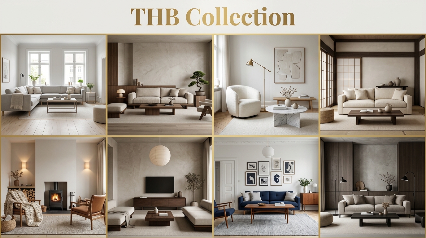 Neutral & Scandinavian Living Room Ideas