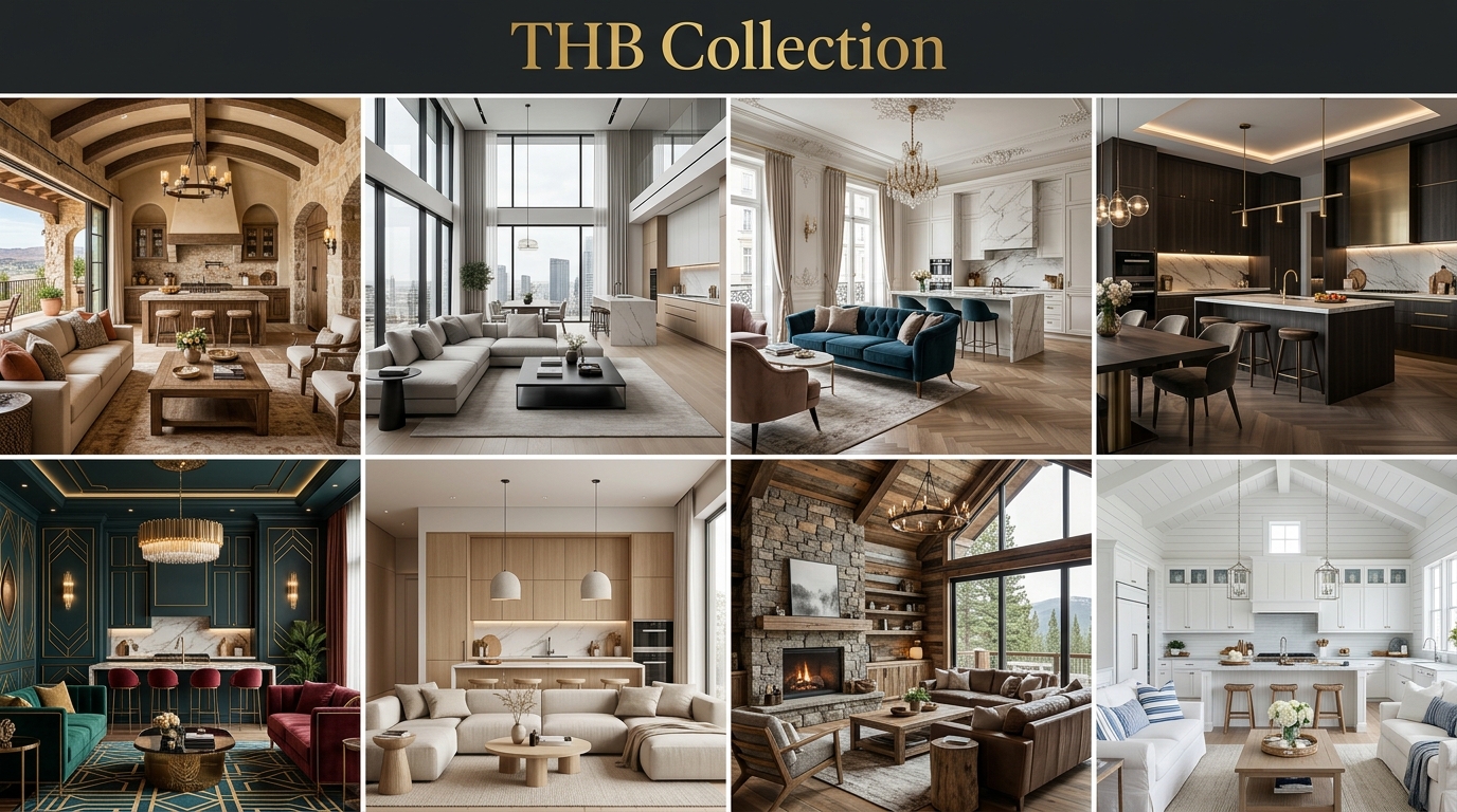 Open Concept Living Room & Kitchen Layouts